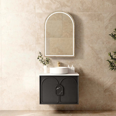 Laguna Mark II 750mm Black Oak Wall Hung Vanity