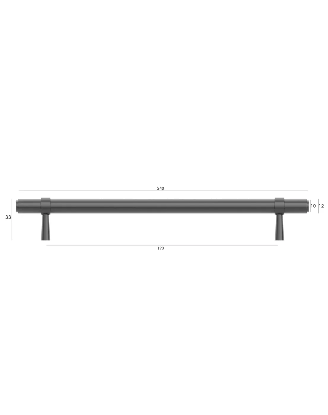 Astor Gunmetal Handle