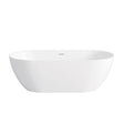 White ceramic bowl on a white background