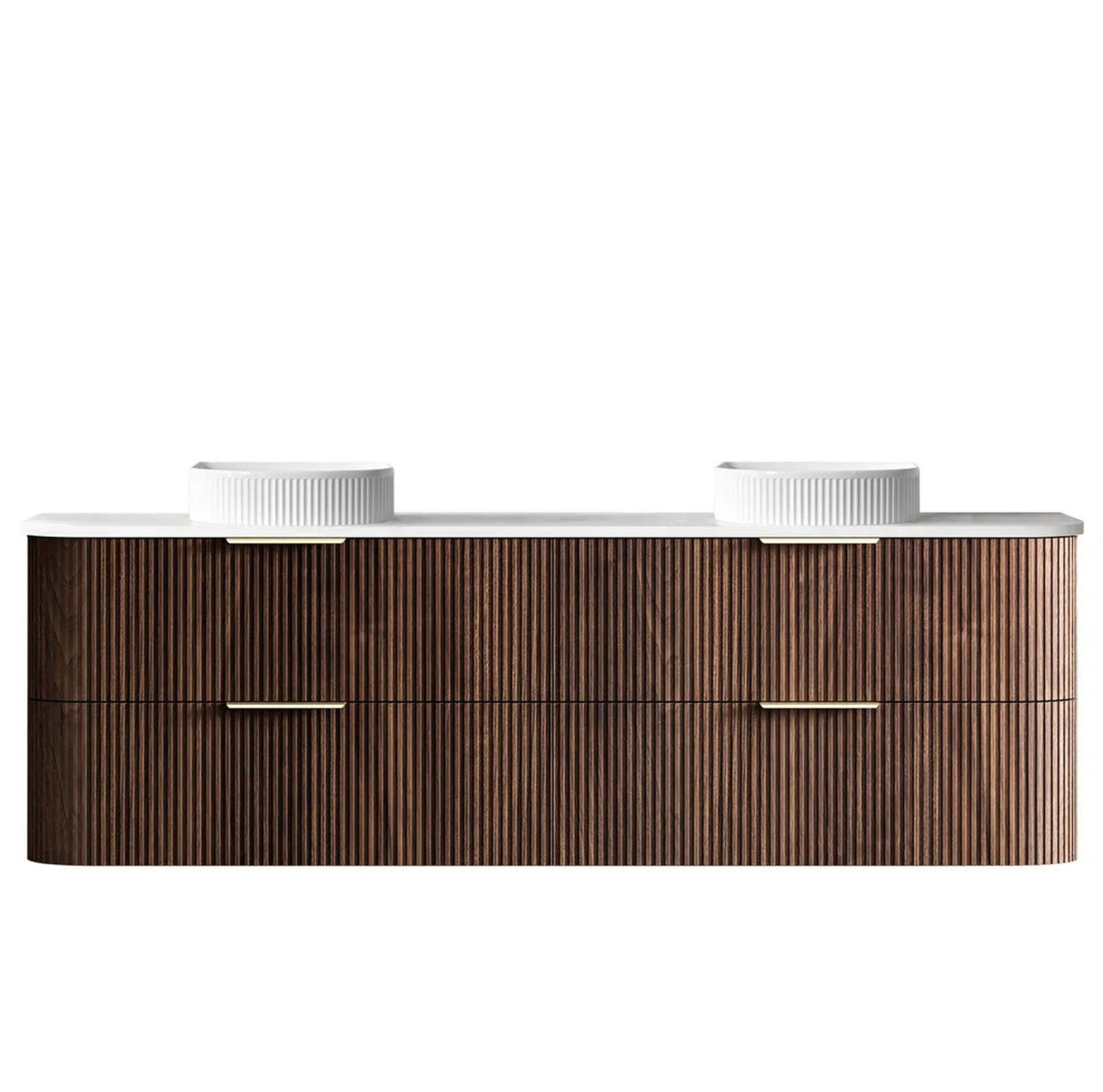 Havana 1800 Sable Walnut Wall Hung Vanity