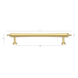 Heirloom Brushed Brass Handle 171mm measurement details
