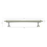 Heirloom Brushed Nickel Handle 171 mm measurement details