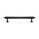 Heirloom Matte Black Handle with 171mm measurement details