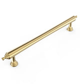 Heirloom Brushed Brass Handle 202mm