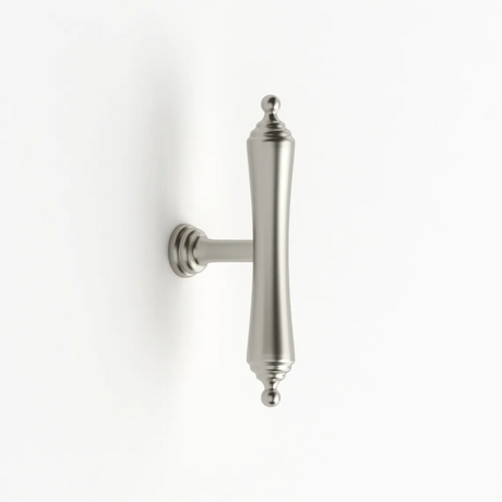 Heirloom 80mm Brushed Nickel Handle vertical view