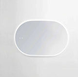 Rectangular white object on a light gray background