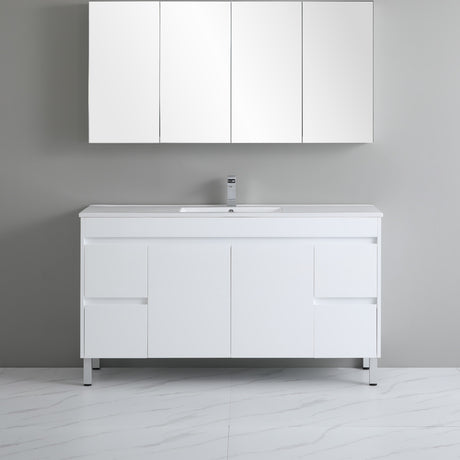 polar vanity 1500mm free standing single bowl