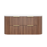 CETO Artis-D 1200mm Prime Oak Wall Hung Vanity with white baxkground