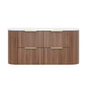 CETO Artis-D 1200mm Prime Oak Wall Hung Vanity with white baxkground