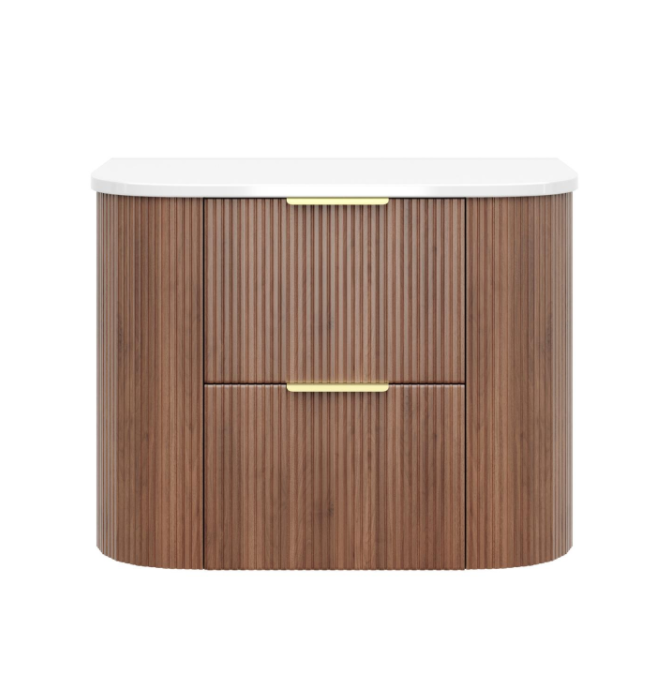 CETO Artis-D 750mm Prime Oak Wall Hung Vanity with white background