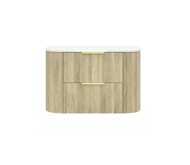 CETO Artis-D 900mm Classic Oak Wall Hung Vanity