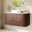 CETO Artis-D Walnut Wall Hung Vanity
