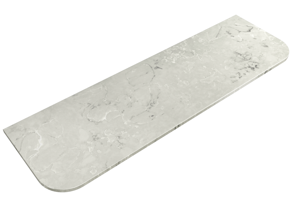 Marble-patterned surface on a white background