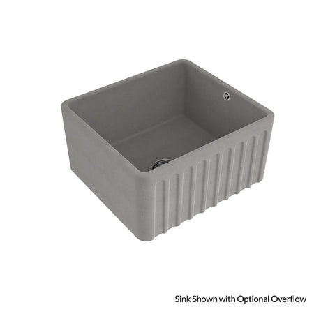 Gray kitchen sink on a white background