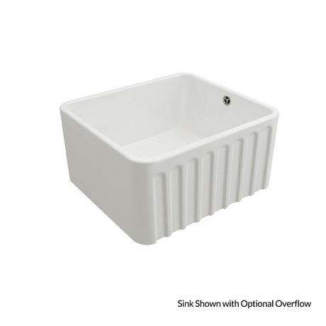 White rectangular sink on a white background