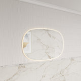 Valmont 1100mm Horizontal LED Mirror - Frameless side view