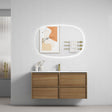 Venetta 1200mm Harvest Oak Wall Hung Vanity - Framed front view