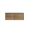 Venetta 1500mm Harvest Oak wall Hung Vanity - Framed