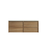Venetta 1500mm Harvest Oak wall Hung Vanity - Framed