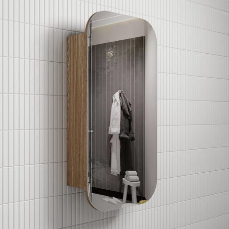 Vienna Harvest Oak Shaving Cabinet