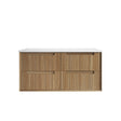 Voulari 1200mm Harvest Oak Wall Hung Vanity - Framed