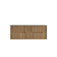 Voulari 1500mm Harvest Oak Wall Hung Vanity - Framed
