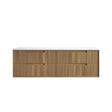 Voulari 1800mm Harvest Oak Wall Hung Vanity - Framed