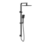 Sanctuary Overhead Shower Hand Rail-Combo - Square Black