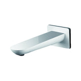 EVA Bath Spout - Chrome & White