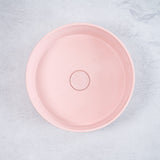 ARLO Round Concrete Basin - Dusty Pink