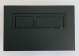 Black Matte Square Button