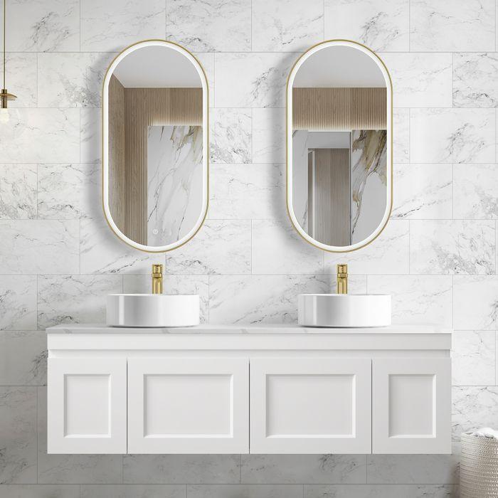 Hampton MKII Vanity 1500mm - Matte White