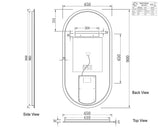 Noosa Frameless LED Mirror