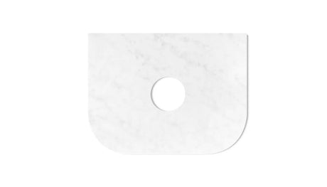 Marble white taphole