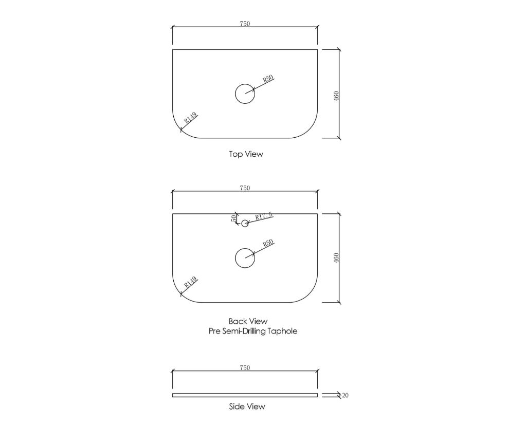 Taphole drawing