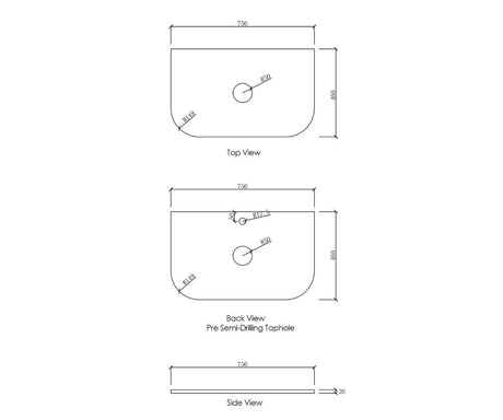 Taphole drawing