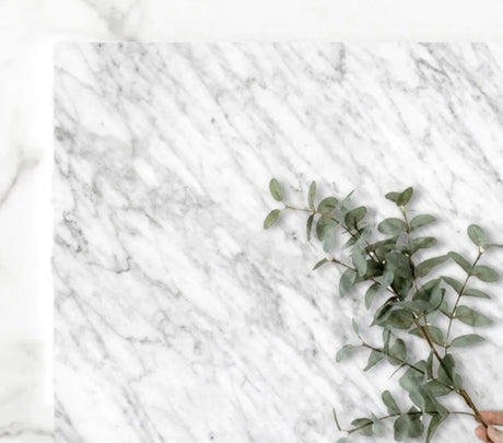 Marble tap with plant
