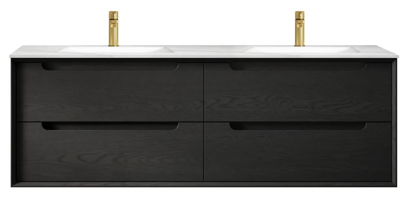 Byron Vanity 1500mm - Black Oak