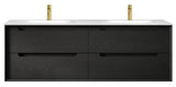 Byron Vanity 1500mm - Black Oak