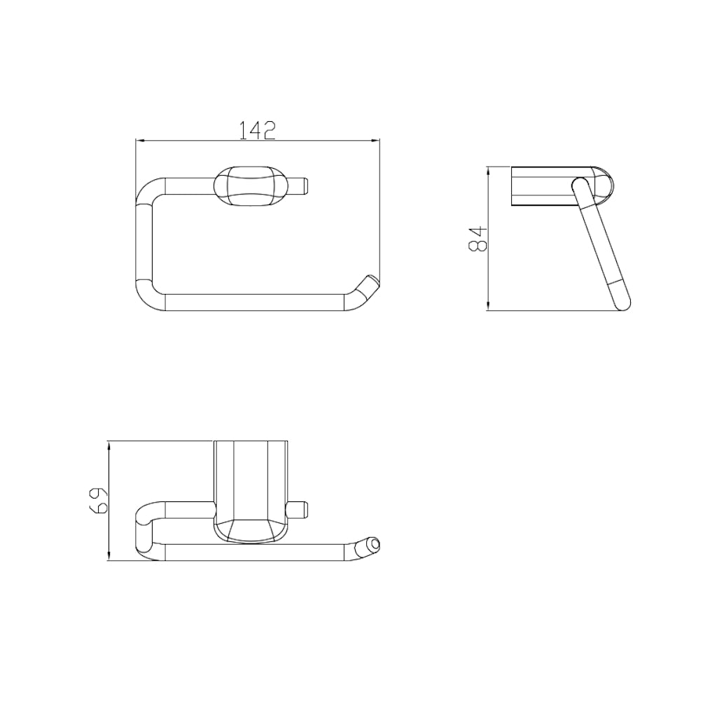 VICTORIA Toilet Roll Holder