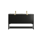 Free standing Marlo Vanity 1500mm - Matte Black