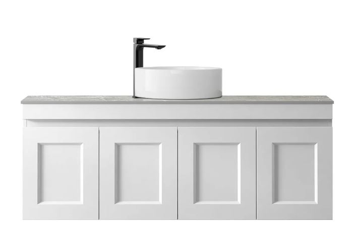 Hampton MKII Vanity 1200mm - Matte White