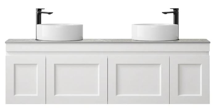 Hampton MKII Vanity 1500mm - Matte White