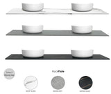 Hampton MKII Vanity 1500mm - Matte White different stone top