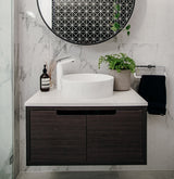 Kaia Wall Hung Vanity 600mm - Dark Oak