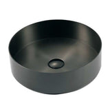 Zen Stainless Steel Counter Top Basin Round - 400mm Gunmetal