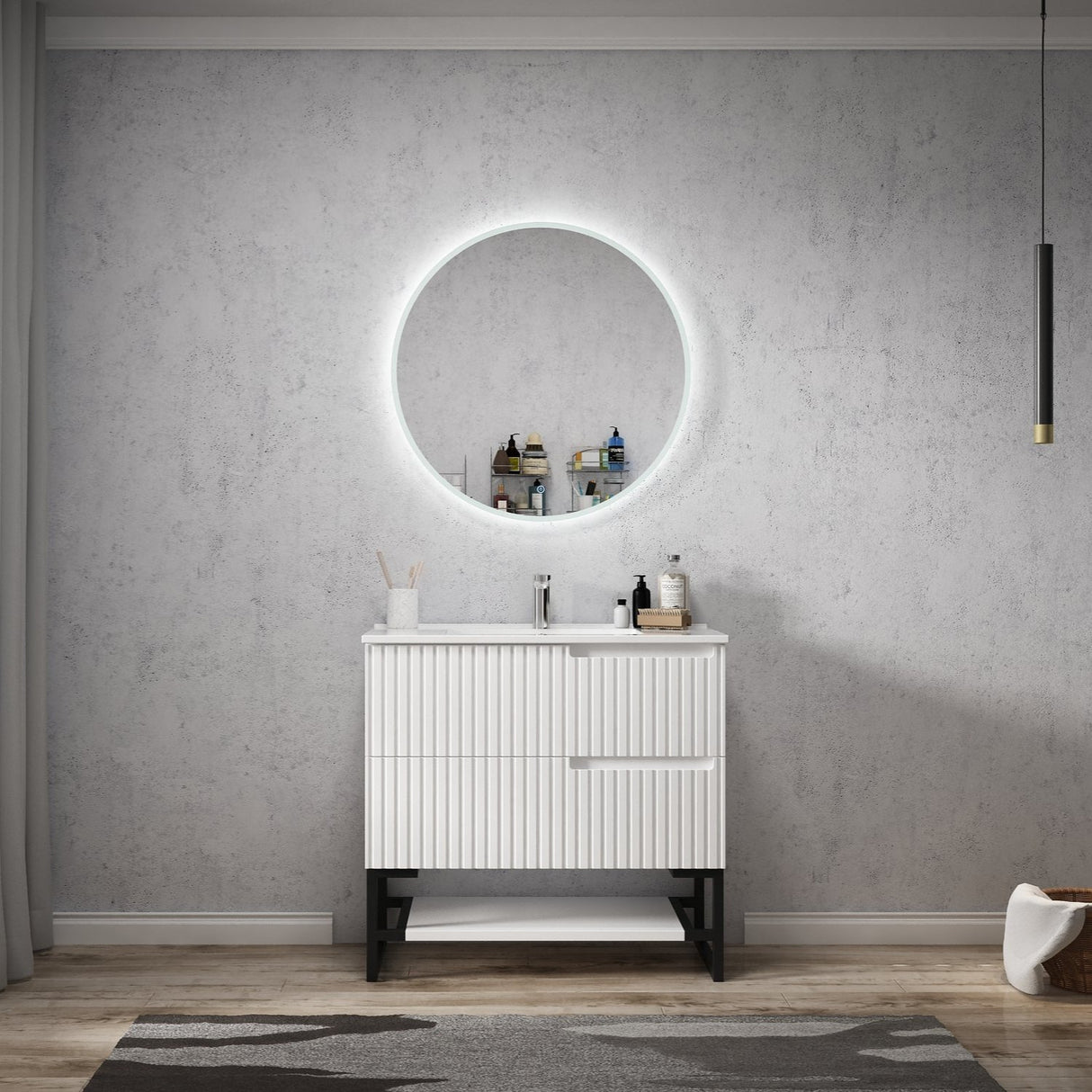 Noosa Vanity 900mm - Matte White