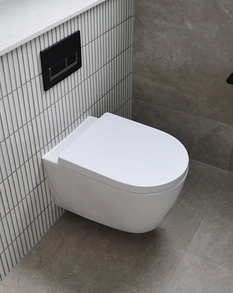 ZUNI Wall Hung Toilet Pan (Round) top view