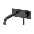 Pentro Wall Mixer With Round Spout gun metal grey