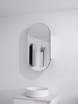 Paolo Pill Shaving Cabinet (White) 800 x 400mm